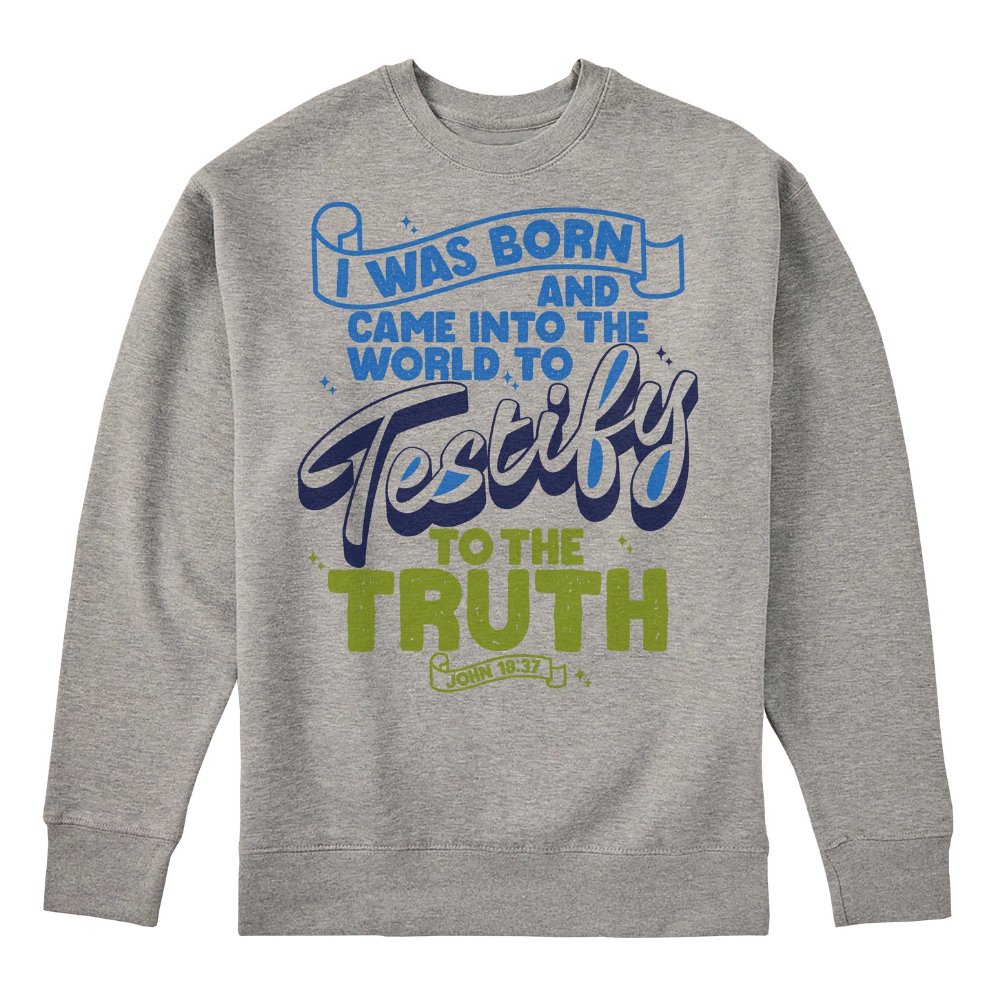 Testify to the Truth | John 18:37 | Christian Digital Design Print