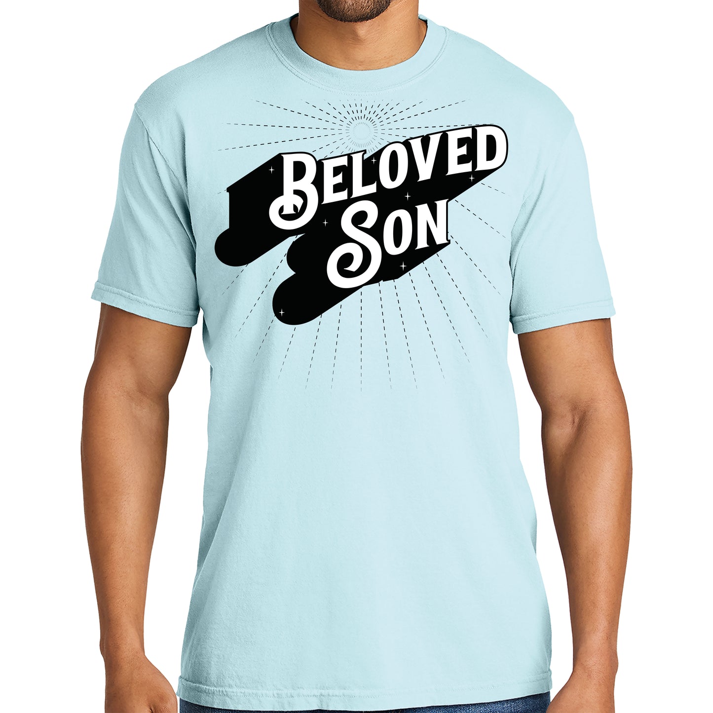 Beloved Son Christian T-Shirt Design | Faith SVG | Religious Digital Print