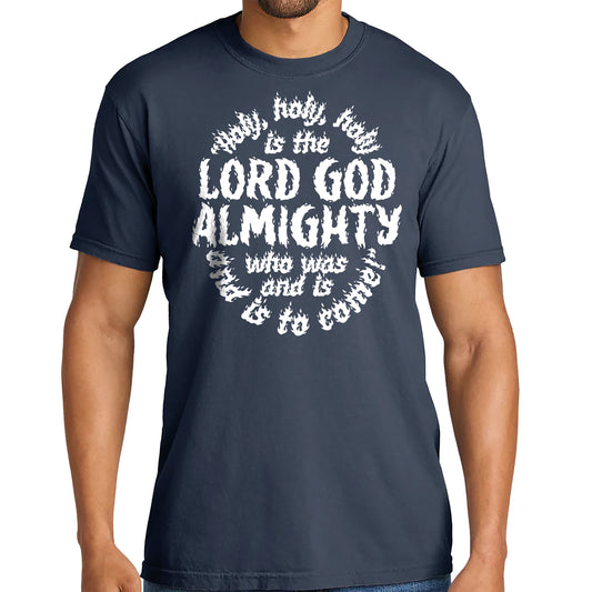 Lord God Almighty - Downloadable PNG Print | Bold Faith-Based Worship Design