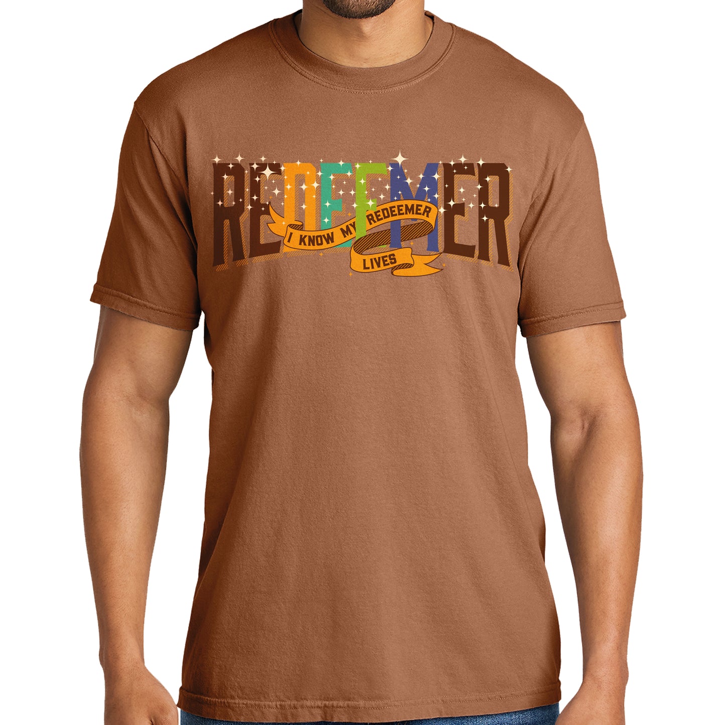 Redeemer Christian T-Shirt Design | Faith Digital Artwork