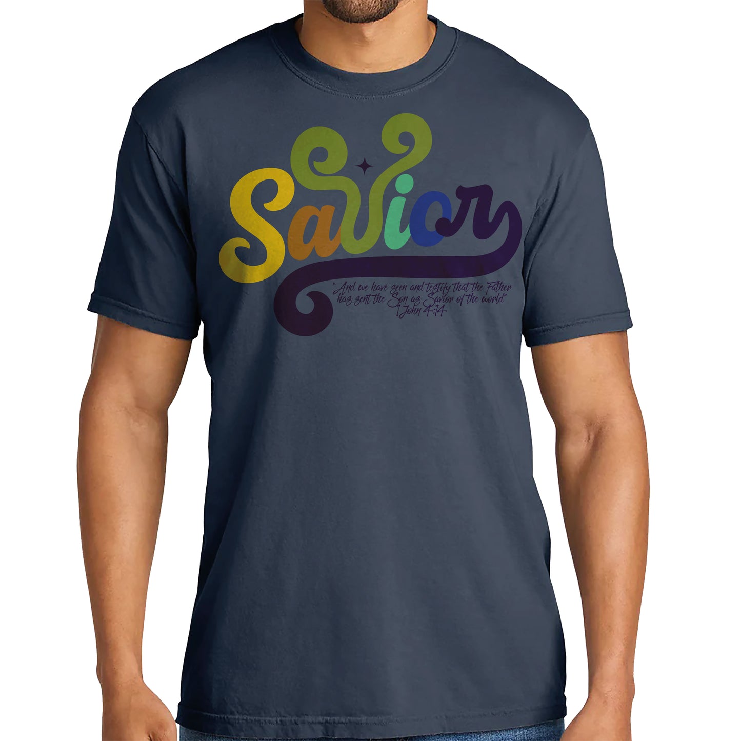 The Savior Christian Art Print | Jesus Redeemer Faith Graphic Print