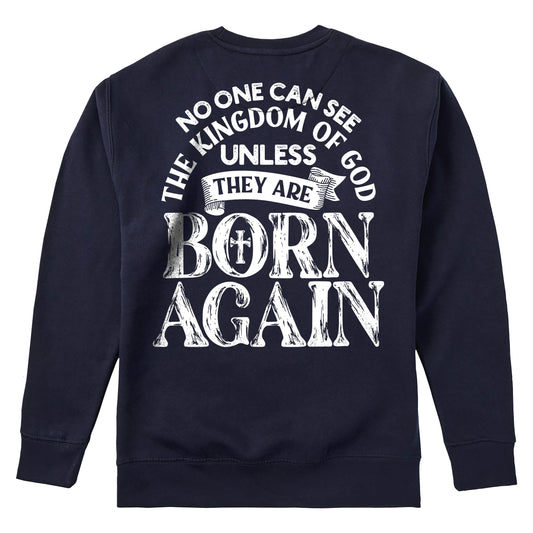 Unless They Are Born Again | Christian T-Shirt Design | Digital Download | Faith in Christ Artwork