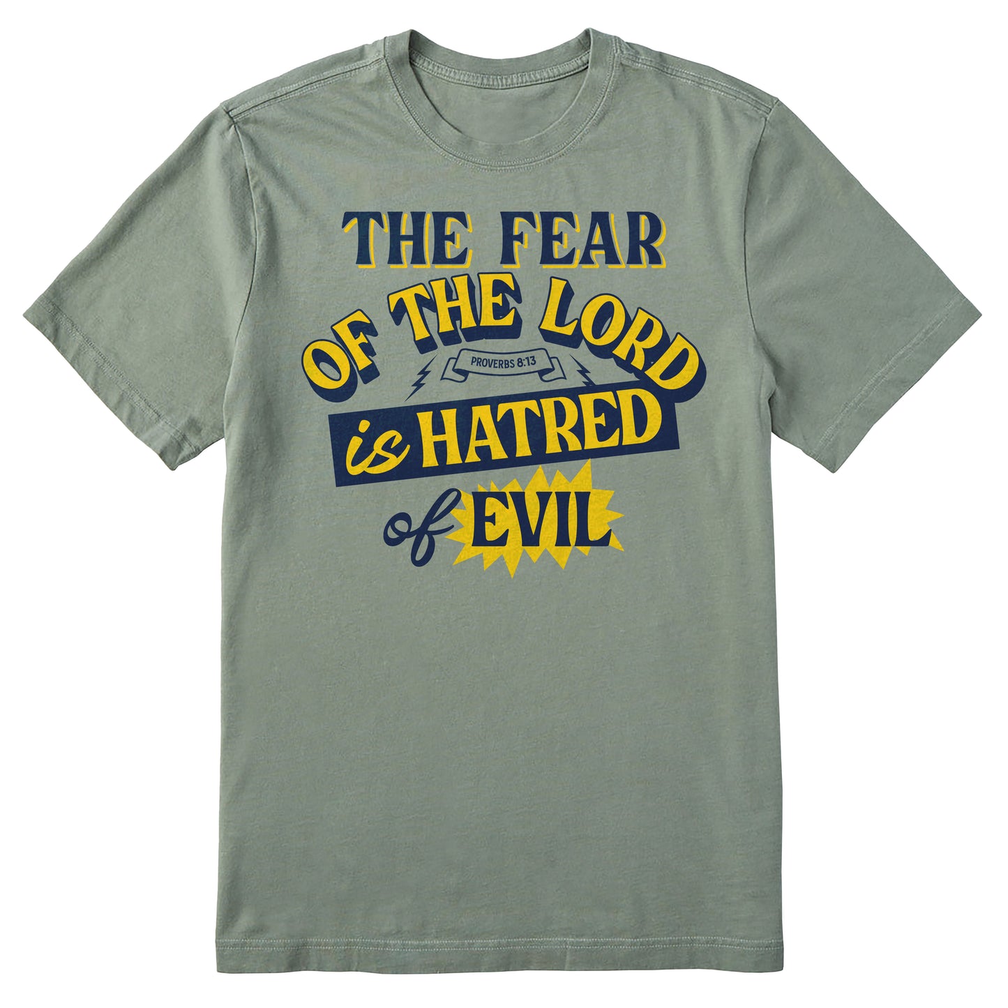 The Fear of the Lord | Christian Print Download | Proverbs 8:13 Bible Verse Design